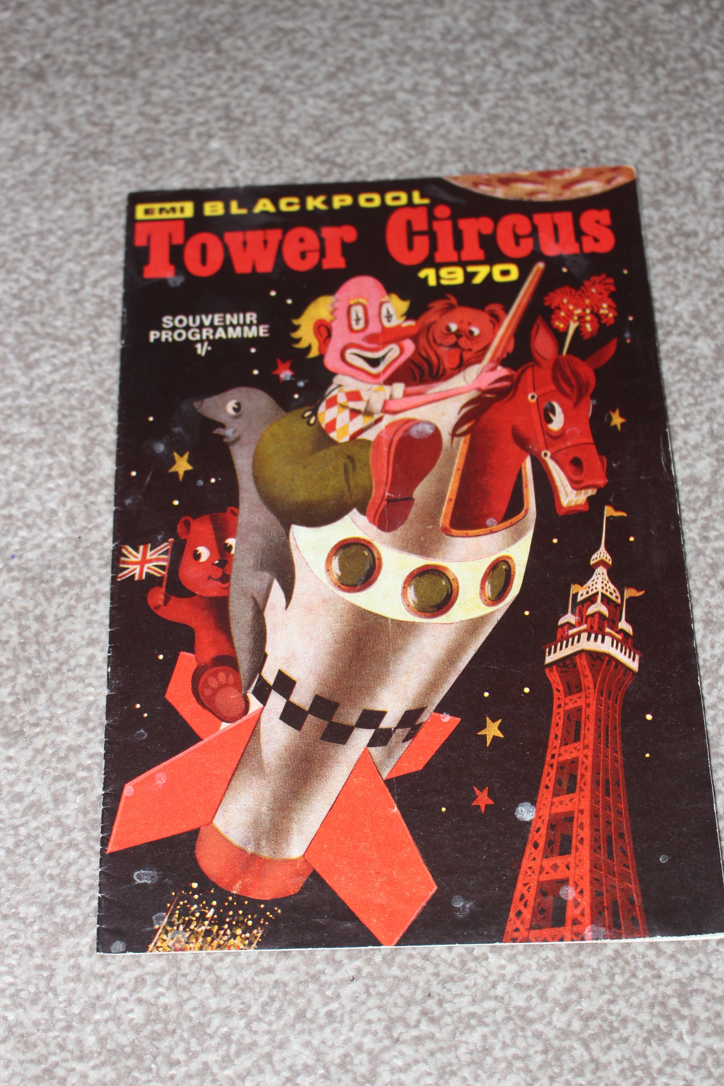 Blackpool Tower Circus programme 19970 Charlie Caroli
