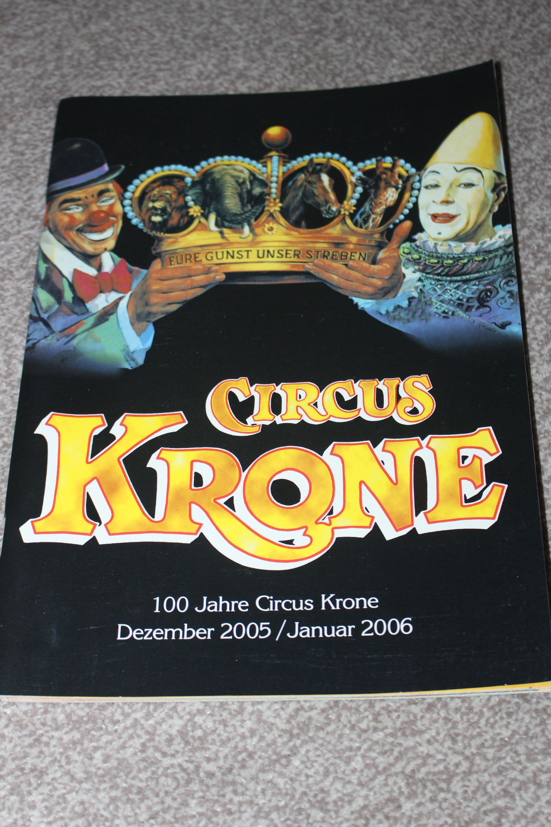 Circus programme Krone
