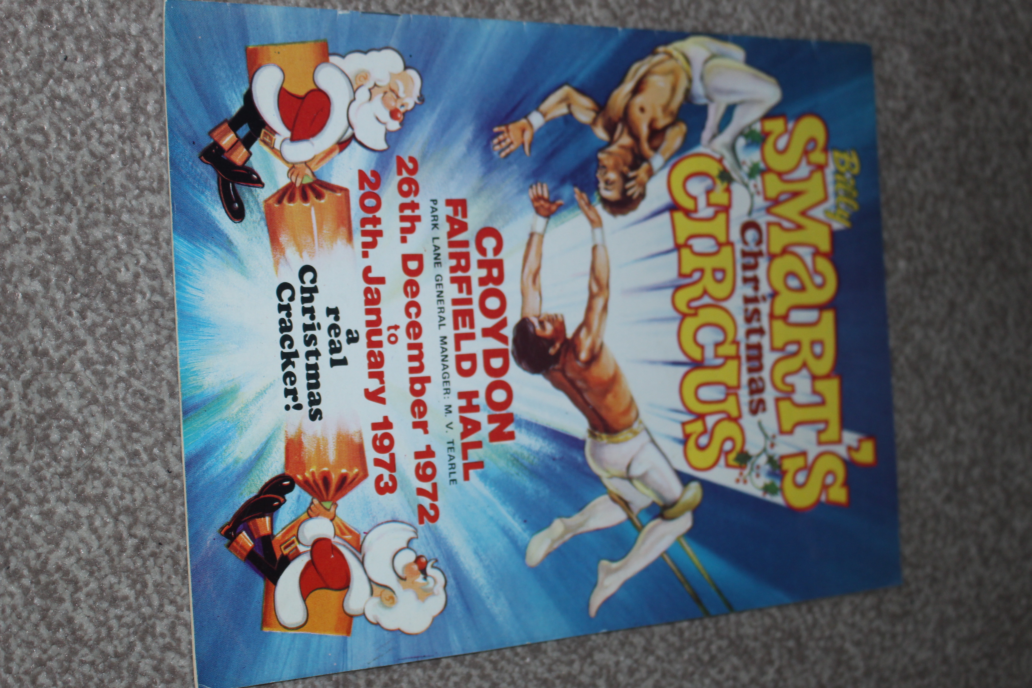 Circus programme