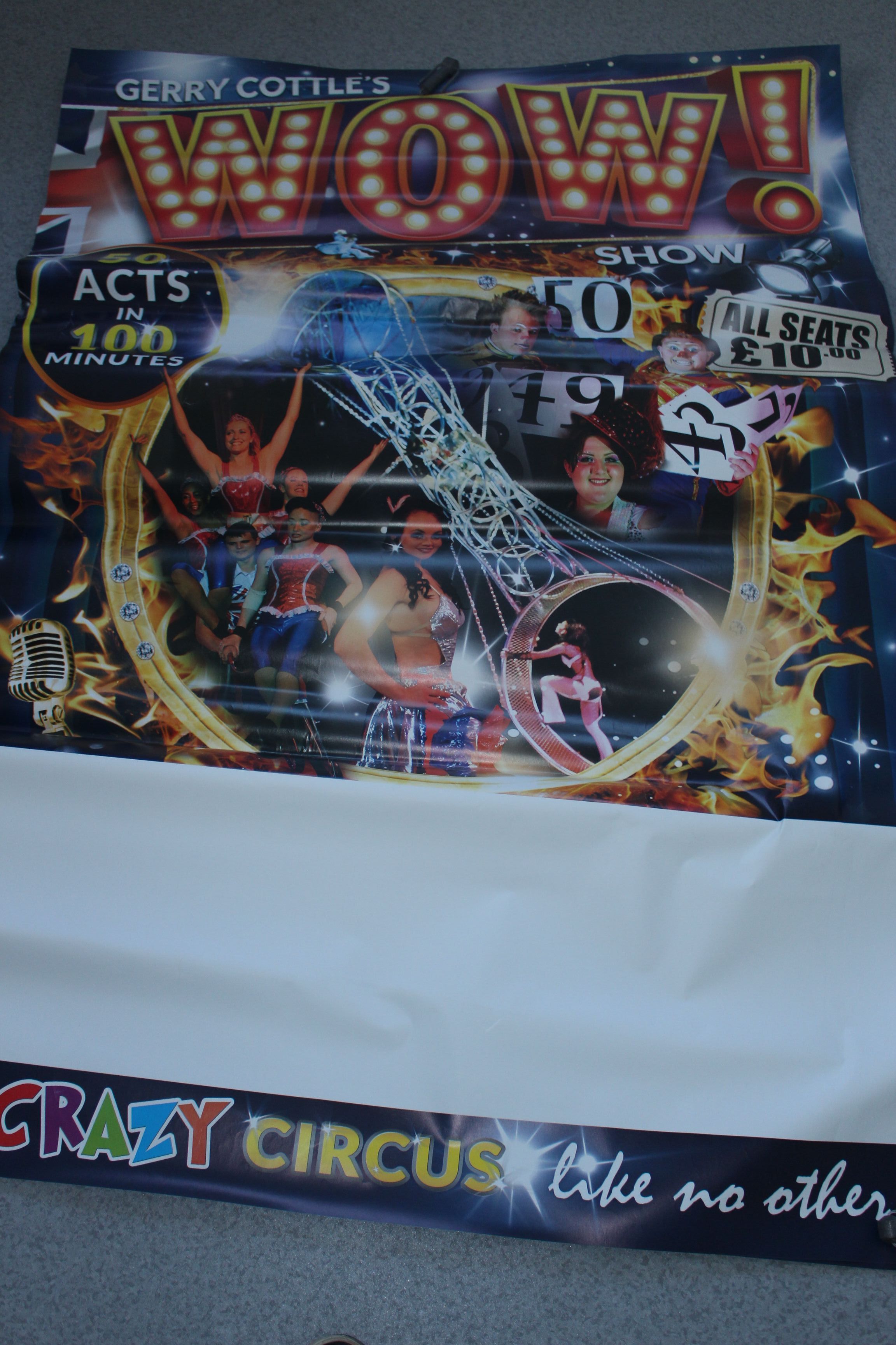 10 Gerry Cottles Circus Wow posters 60 x 40 inches