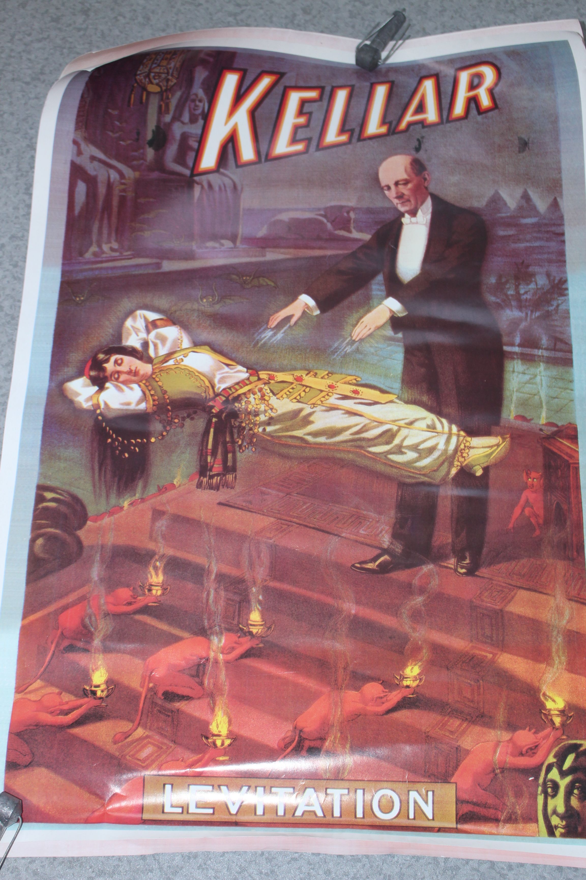 Keller Magician reproduction poster