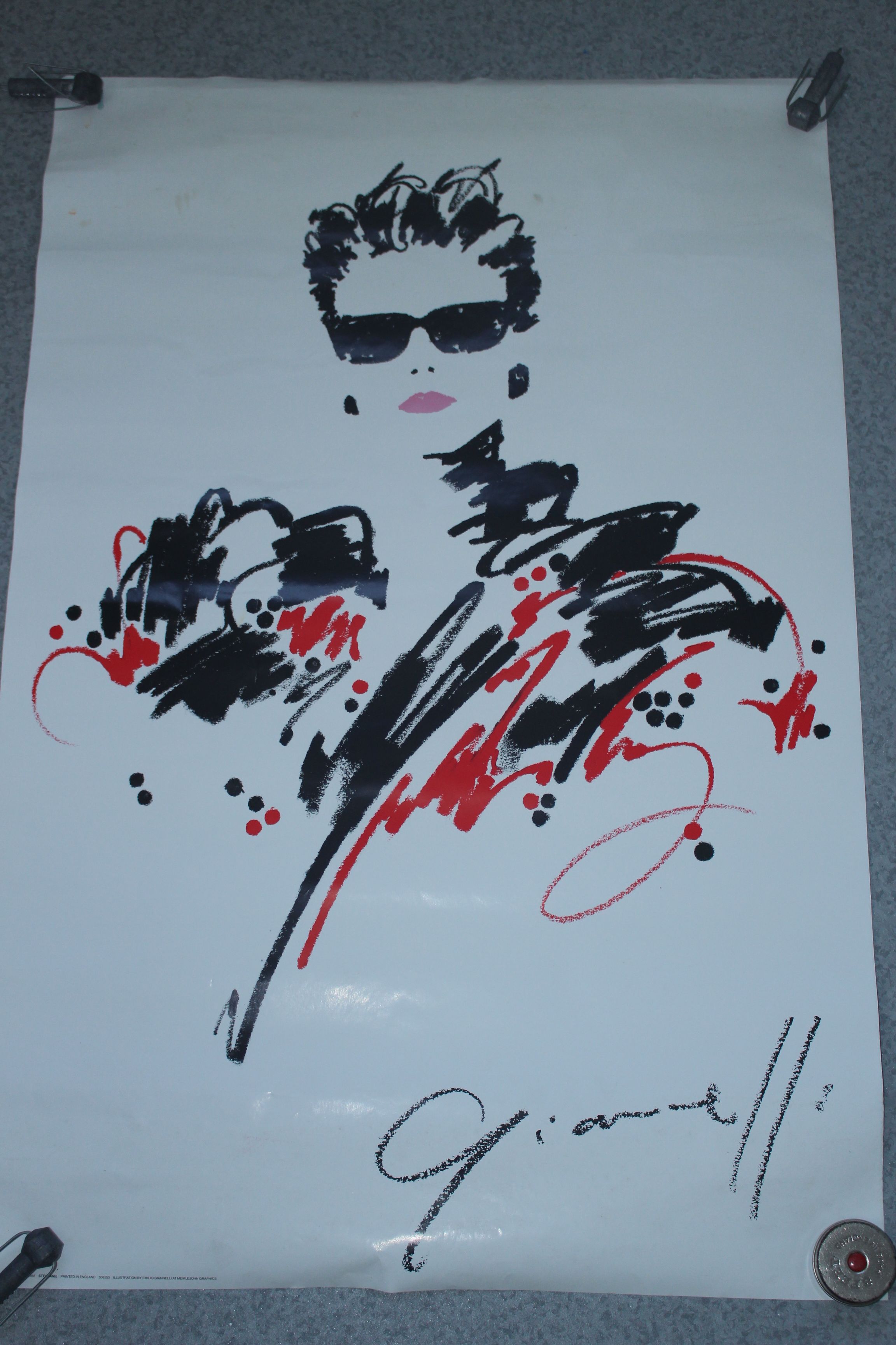Athena poster 1980s Stephanie 1989