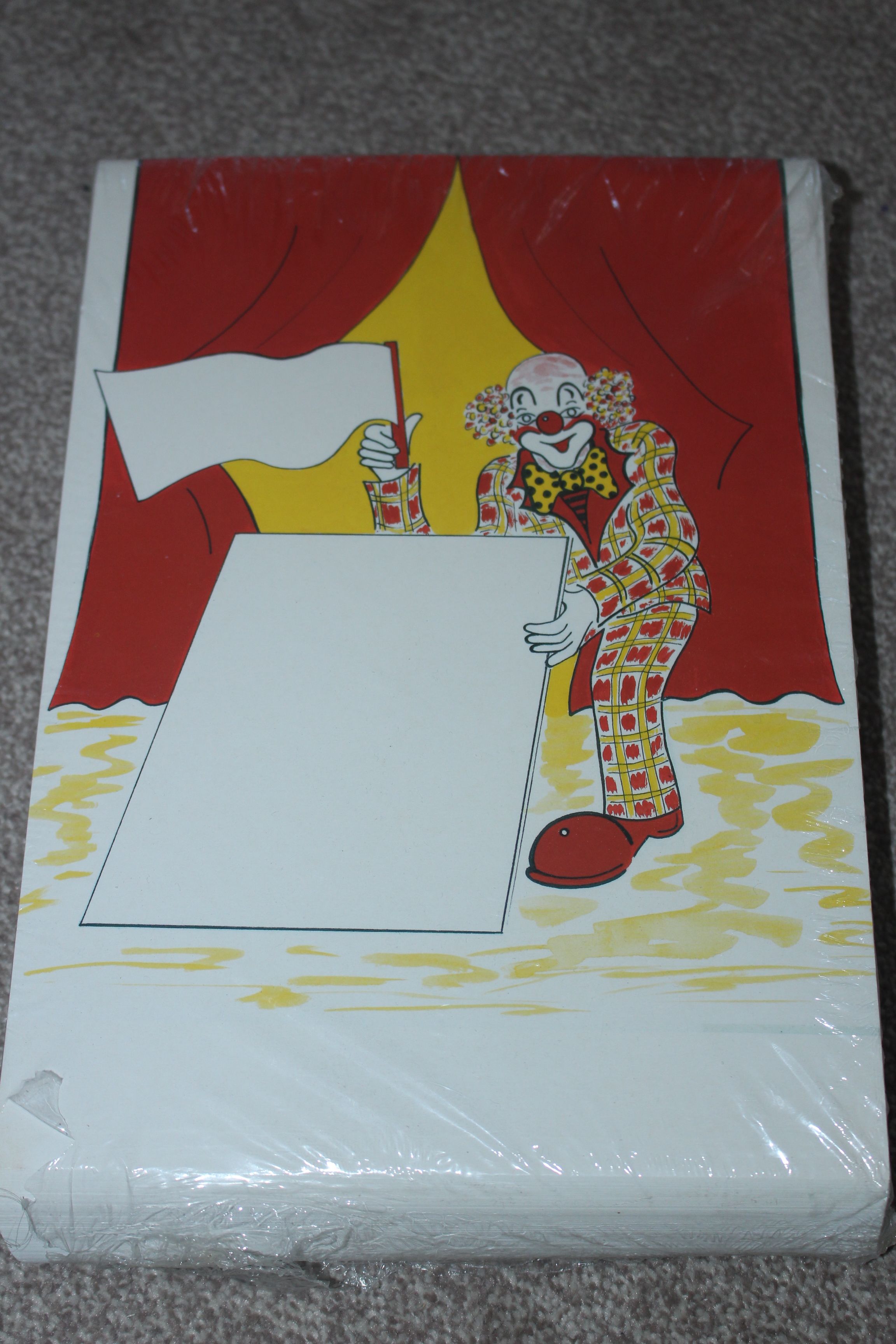 Circus stationary 10 sheets