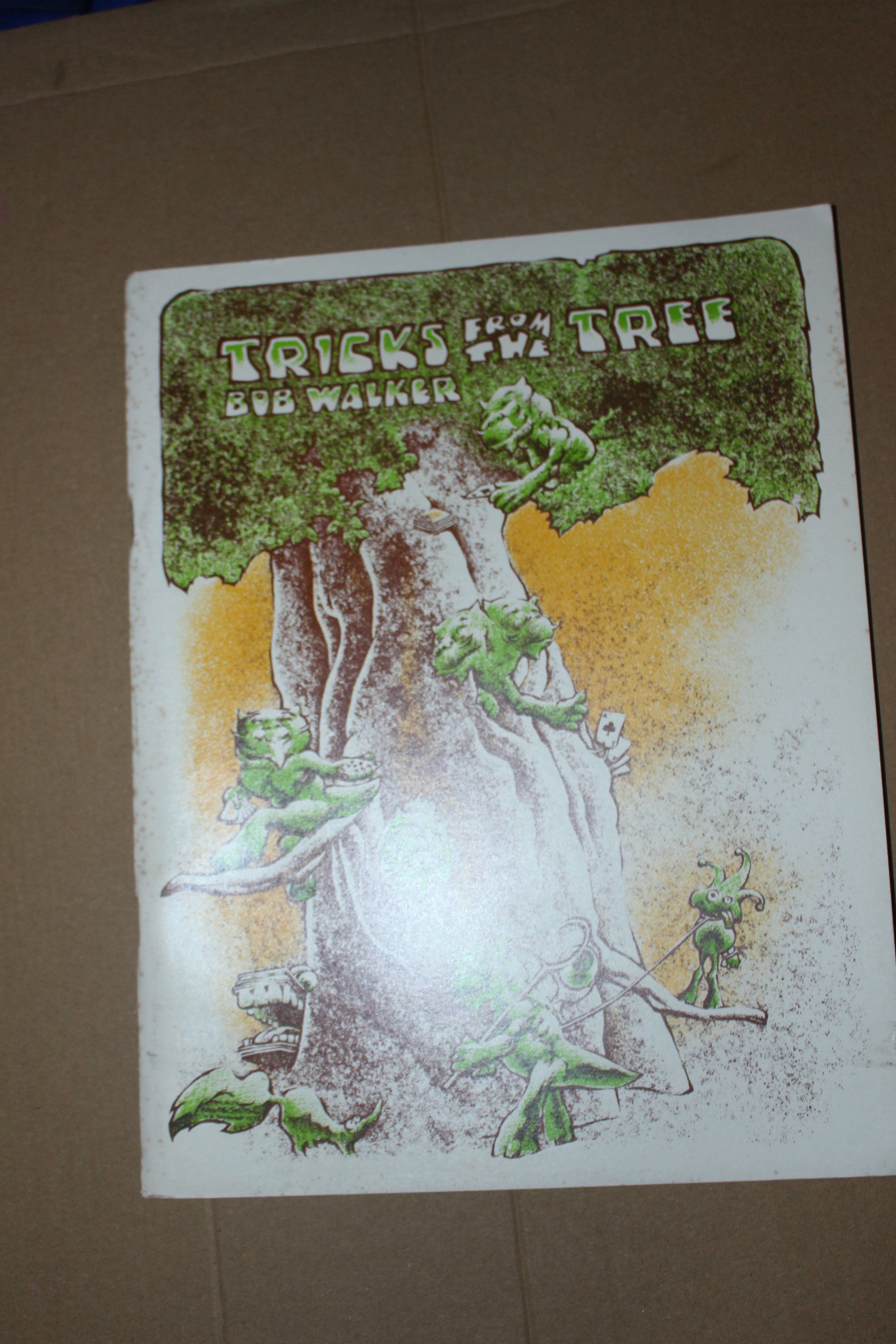 tricks from the tree Robert walker card magic book