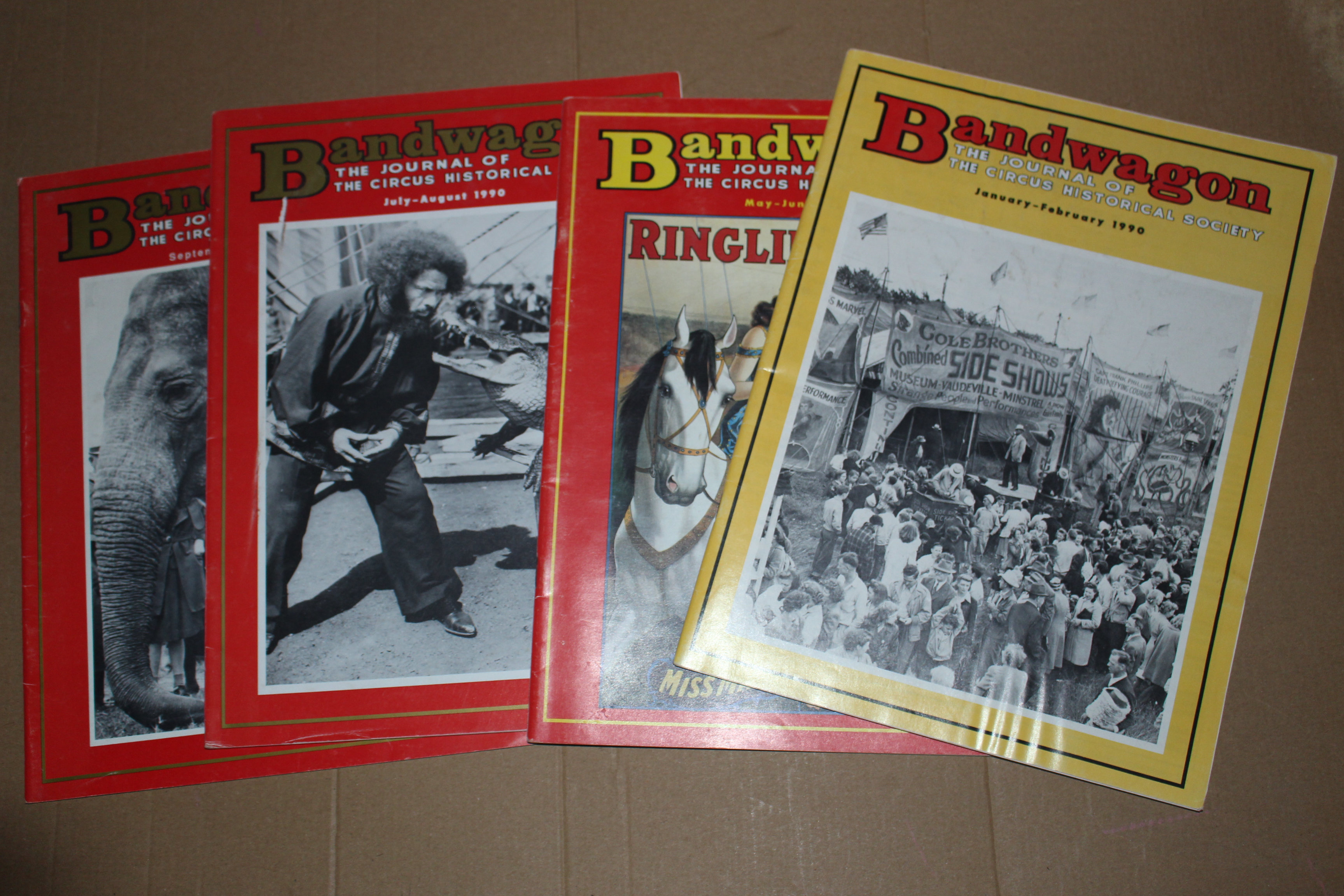 4 Bandwagon magazines from the 1990s