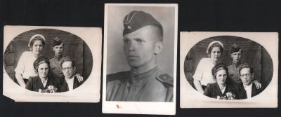 Из архива адвоката А. Лебедева. 3 фото. Размер 11,8 х 9 см, 8,8 х 13,3 см.