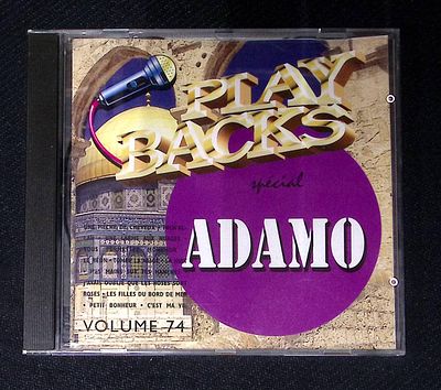 Adamo. Минусы песен. Потертости футляра, минимальные потертости диска.