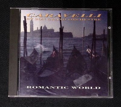 Caravelli et son grand orchestre - Romantic world. Франция, 1991 г. Потертости футляра 