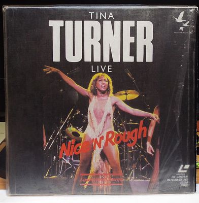 Лазерный видеодиск. Тина Тёрнер. Nice 'n' rough. Live. Цветной, стерео. EMI Records, выпущено в 