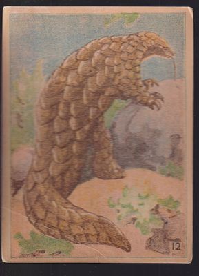 Хромолитография. Художник Ватагин. 20 - 30 г . 11 х 15 см.