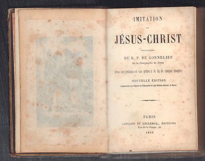 Подражание Иисусу Христу. На французском языке / Imitation de Jesus-Christ. . Париж. Langlois et 