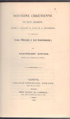 Бувье Б. Христианская доктрина. [Bouvier B. Doctrine Chr&eacute;tienne en huit sermons.] На 