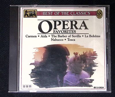 Опера. Лучшее. Канада, 1993 г. Потертости футляра, минимальные потертости диска.