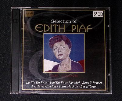 Эдит Пиаф. Сборник на двух дисках. Чехия. 1996 г. Потертости футляра, небольшие потертости дисков.