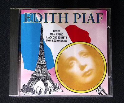 Эдит Пиаф. Сборник. Потертости футляра, небольшие потертости диска.