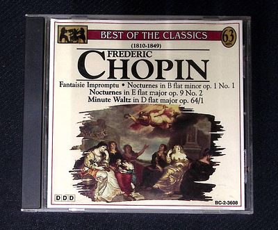 Лучшее из классики: Шопен. Канада. Потертости футляра, минимальные потертости диска.