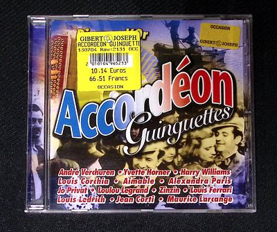 Accordeon guinguette. Франция, 2004 г. Небольшие потертости футляра и диска.