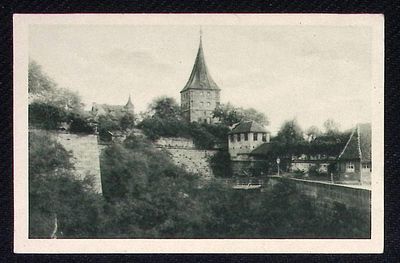 Открытое письмо. Германия, Нюрнберг. Размер 9 х 13,9 см.