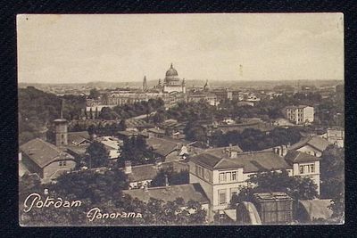 Открытое письмо. Потсдам, панорама. Размер 8,9 х 13,7 см.