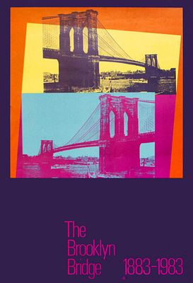 ANDY WARHOL (AMERICAN, 1928-1987) - The Brookyn Bridge. Brooklyn Bridge 290 by Andy Warhol is a 