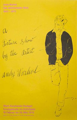 ANDY WARHOL (AMERICAN, 1928-1987) - Picture show by de artist. offset lithograph on paper. 83.5 x 