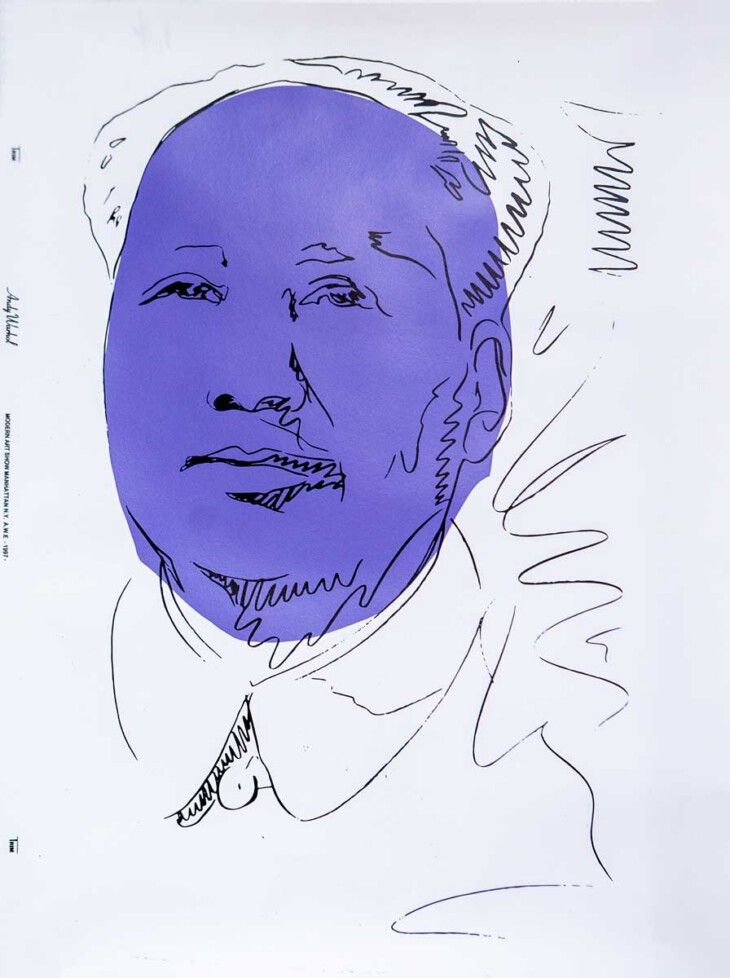 ANDY WARHOL (AMERICAN, 1928-1987) - Mao. 75 x 53 cm