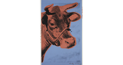 ANDY WARHOL (AMERICAN, 1928-1987) - Cow blue. Impresor: Factory Additions NY. Signed on plate &laquo;Andy 