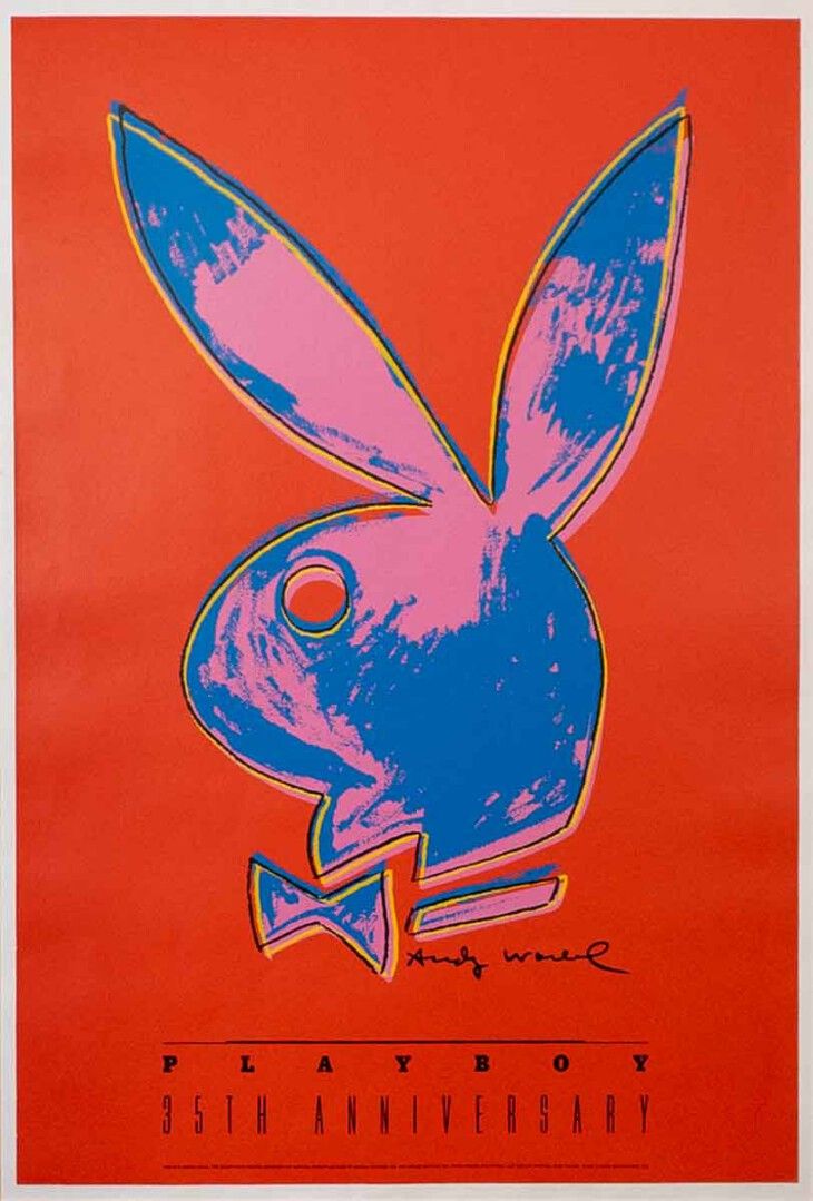 ANDY WARHOL (AMERICAN, 1928-1987) - Playboy. This is a vintage original limited edition poster 