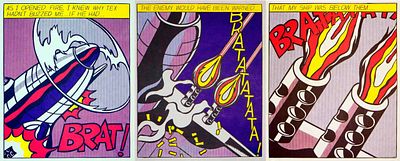Roy Lichtenstein (American, 1923–1997 - As I Opened Fire. 66,9 x 158 cm