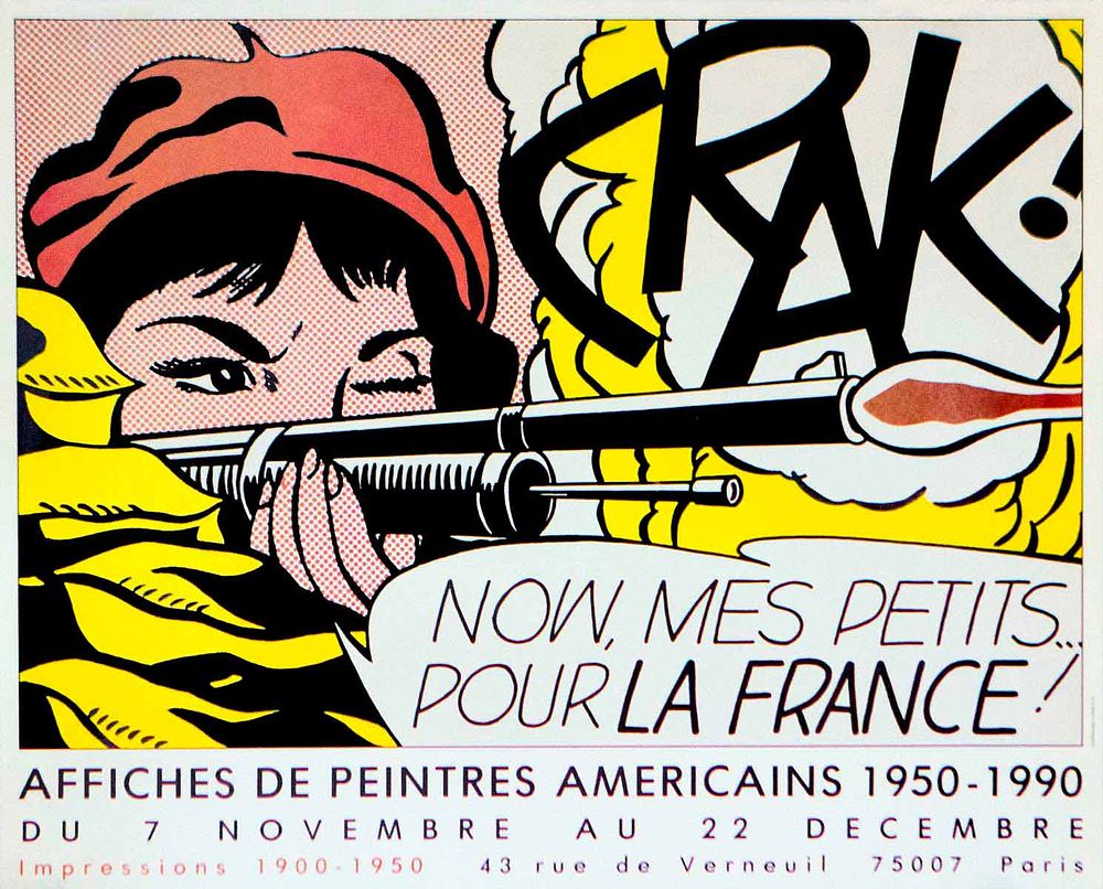 Roy Lichtenstein (American, 1923–1997 - Crack. 53 x 71,7 cm