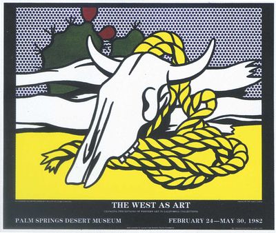 Roy Lichtenstein (American, 1923–1997 - The west as Art. 63,8 x 73,7 cm