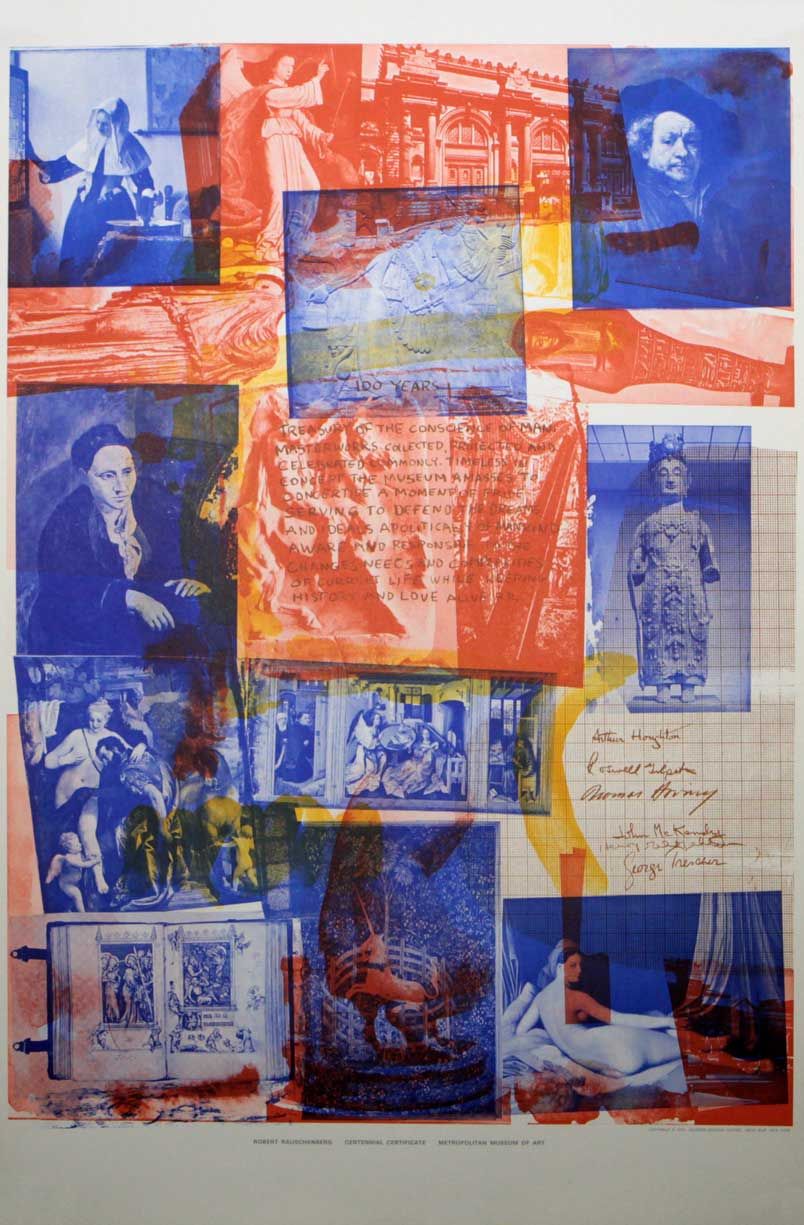 Robert Rauschenberg (American, 1925–2008) - Centenial MET. Published by the Metropolitan Museum 