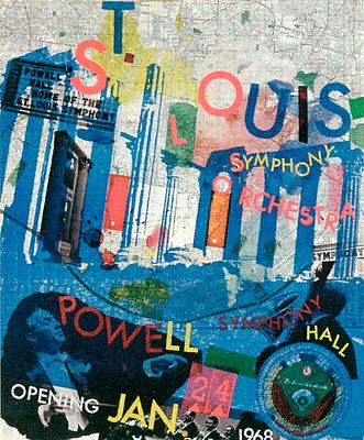 Robert Rauschenberg (American, 1925–2008) - St. Louis Symphony orch. Renowned American artist 