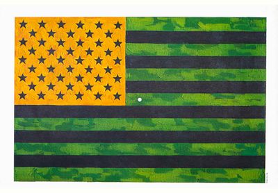 Jasper Johns American, b. 1930 - Moratorium (avant la lettre). Jasper Johns experimented with 