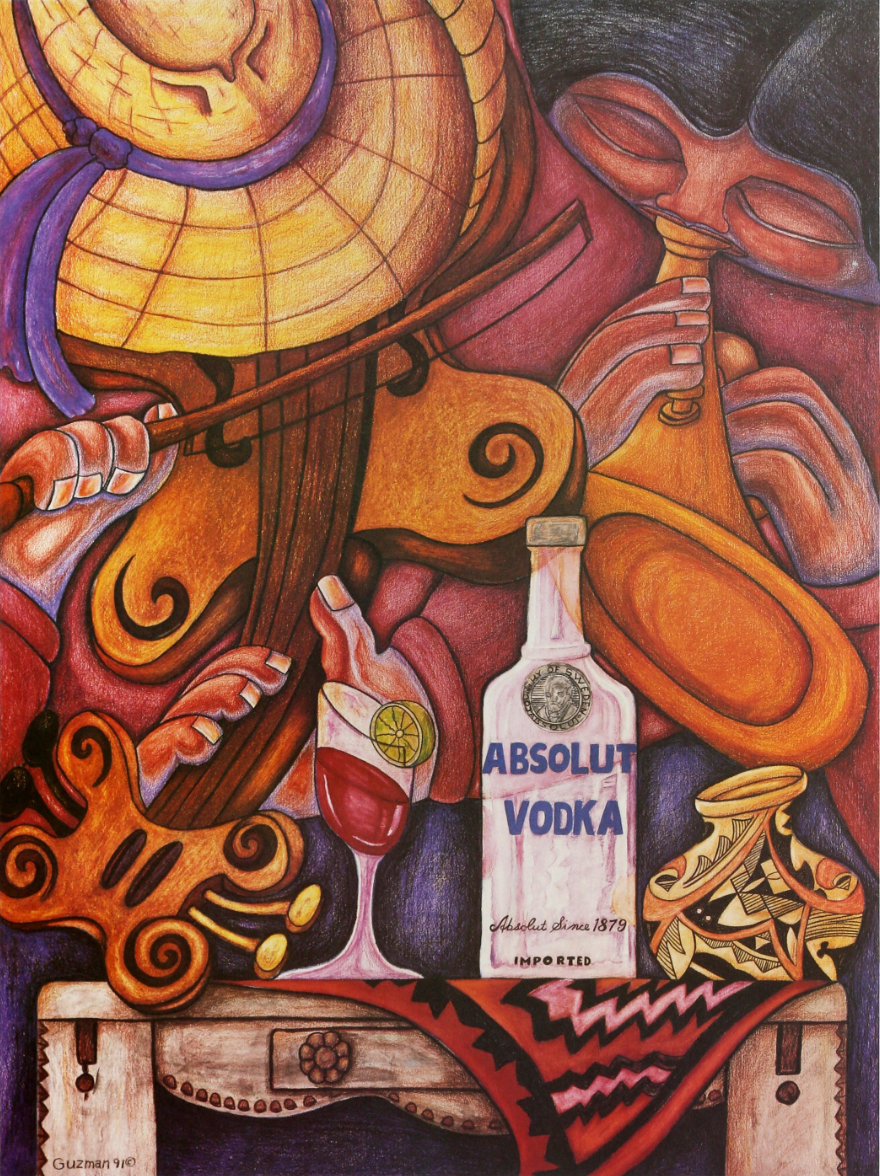 Gilberto Guzman - Absolut Statehood: New Mexico. was created as part of a campaign/collaboration 