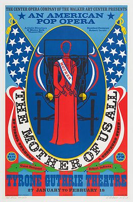 Robert Indiana, (American, 1928–2018) - The Mother of Us All. 102 x 76.2 cm