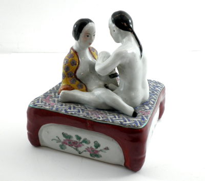 Erotic mudman chinese figurine