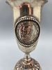 Antique Russian Imperial Silver Plated Wine Cup "Tsar Nicholas II". Antique Russian imperial Image - 1