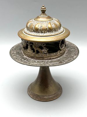 כלי הגשה לריבה מצופה כסף עתיק ומיוחד - ככל הנראה תוצרת Argentor. כלי הגשה לריבה עתיק ומיוחד, ככל 