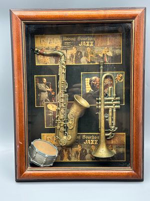 מיצג דקורטיבי מחווה למועדון הג'אז האמריקאי הידוע Maison Bourbon, שנות ה-2000, עבודה תלת מימדית 
