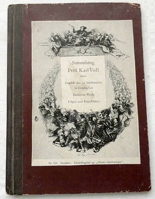 Sammlung Prof. Karl Voll. Graphik des 19. Jahrhunderts in Erstdrucken, Catalog, illustr., 1917 