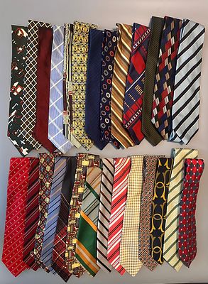 Large Assortment Collection of Vintage Neckties. Large assortment collection of vintage neckties 