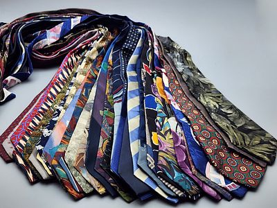 Large Collection of Vintage Ties. Large collection of vintage ties, circa the 1970s–1990s, made 