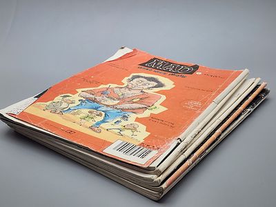 Assortment of 7 Issues of MAD Comics Magazine — Modan/Mizrahi Publishing, 1990s. A collection of 