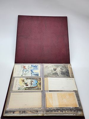 Rich Historical-Philatelic Collection of Postcards and Covers: Portrait Series of European 