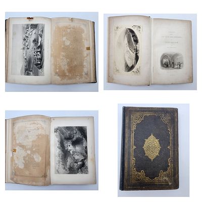Rare and Luxurious 19th-Century Travel Book! "Walks About the City and Environs of Jerusalem" 