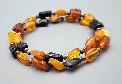"Spiral" Bracelet — Vintage Natural Baltic Amber. "Spiral" bracelet — vintage natural Baltic 