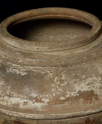 Ancient Bowl w/ Old Collection Numbers- China/Chinese? Massive size. Ancient bowl with old 