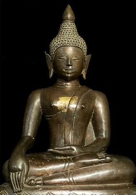 Exceptional 14/15thC Fang Kingdom Northern Thai Buddha.Radiates Joy and Equanimity. 14/15thC 