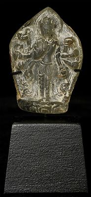 10thC Cambodian Glass Multi-Arm Tantric Diety-Powerful Relic. Very rare 10/11thC Cambodian Glass 